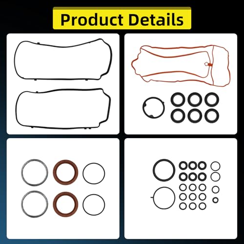 Image of HS26509PT 3.5 Cylinder Head Gasket Set for Honda Accord Odyssey 2008-2017 Pilot Ridgeline 2009-2014 Crosstour 2012-2015, for Acura RDX TL TSX 2010-2013 3.5L V6 SOHC Engine Head Gasket Kit