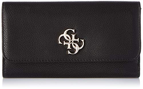 Preisvergleich Produktbild Guess Damen Kelsey Geldbörse, Schwarz (Black), 1x11x19 centimeters