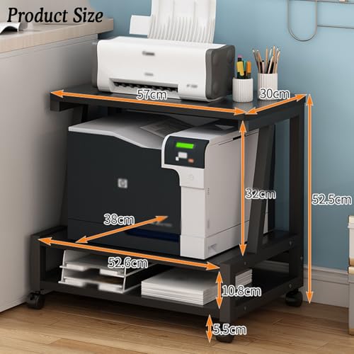 Support de lecteur CD en bambou double couche meuble de rangement audio - 2