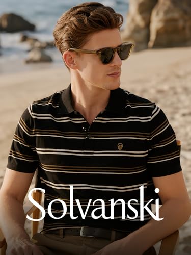 Retro Men's Sunglasses Womens Polarized, Round Acetate Classic Medium Face Driving UV400 Sun Glasses2