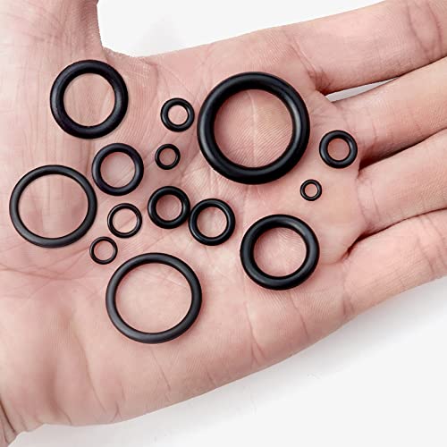 Image of ZDBB 1280 Pcs 24 Size Rubber O-Ring Assortment Kit with Pick and Hook Set for Pressure Washer Faucet Plumbing OD 6mm-28mm