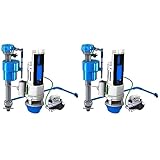 Danco HYR451T HyrdroRight Universal Water-Saving Toilet Repair Kit with Dual Flush Valve, Lever Handle, White (Pack of 2)