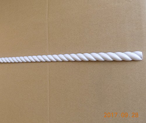 Zhangbl PVC Wall Door Cabinet Molding Trim Edge Rope Mouldings 0.6" x 0.27" x 115"