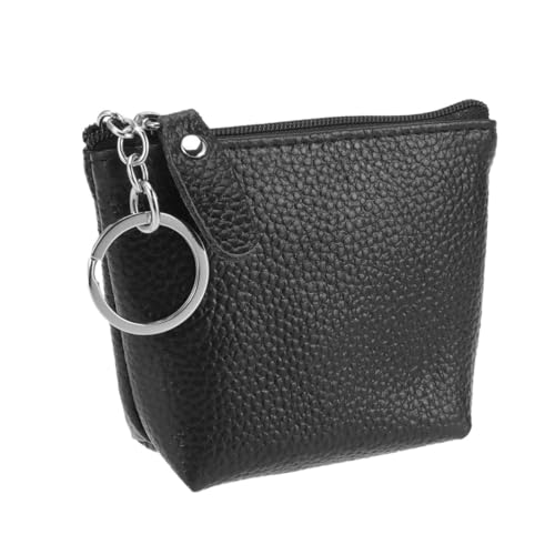 SOESFOUFU Monedero Mini de Cuero para Mujer Cremallera, Bolsa de Maquillaje Compacta y Resistente para Viaje y Uso Diario