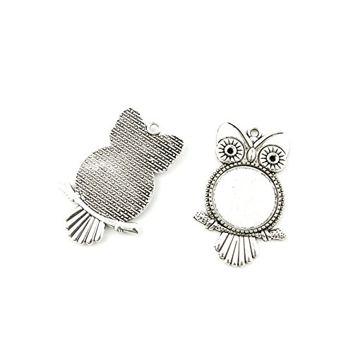 Price per Lot 20 PCS Jewelry Making Charms Antique Silver