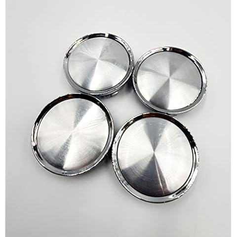 JK 75mm Chrome Silver Alloy Wheel Hub Caps Cover