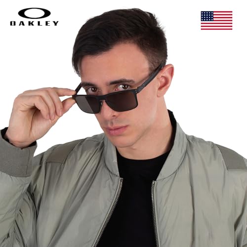 Image of Oakley HOLBROOK METAL OO4123 Square Sunglasses With Official Eyewear Kit | Men's Sunglasses