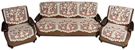 Unique ProductionsPrint CodeLine Net Fabric Sofa Cover, Beige