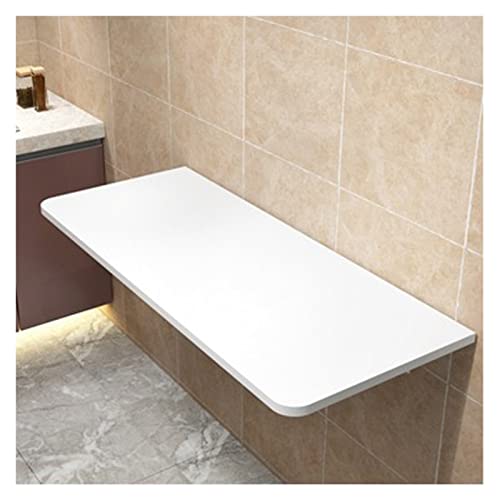 Manque de place ? Table pliante murale blanche 45x80 cm pour petit studio - 2