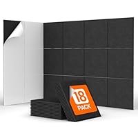 Excellent Acoustic Performance: Indulge in the superior soundproofing experience with our high-density 100% polyester fiber acoustic panels. With 0.9 NRC rating, they effectively reduce noise frequencies by up to 90% and eliminate 97% of indoor echoe...