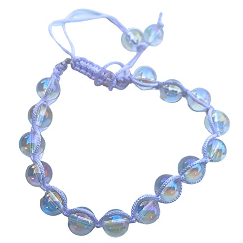 Image of Apnisanskriti Premium Lab Certified Round Crystal Gem Stone Beads Bracelet (8mm, AAA Quality, Free Size)
