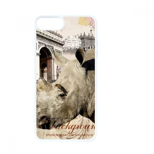 Coque iPhone SE 2 rigide blanche style Paris compatible Apple 7 8 protection antichoc
