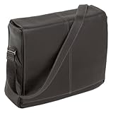 Siamod 45352 San Francesco Napa Cashmere Leather Messenger Bag (Chocolate)