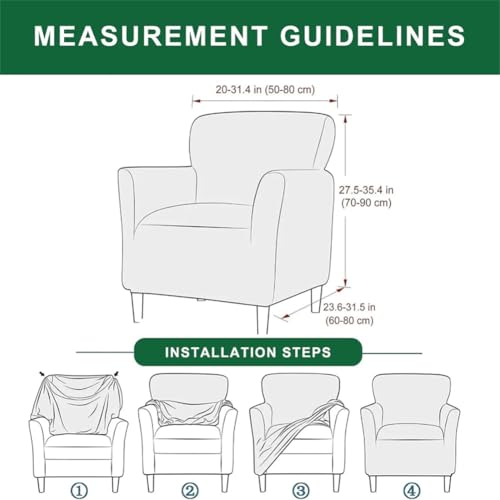 Housse de chaise pour fauteuil de lecture et réception chic - 8