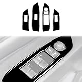 LENTLY Película Interior Cubierta Embellecedora De Botón De Interruptor De Ventana Interior De Coche, Pegatina De Cambio De Marchas, Palo De Stying para Cx-5 Cx5 2017-2023(Window Lift 4pc1)