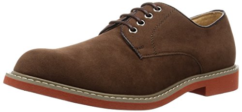 [オーナイン] カジュアルシューズフェイクスエードレンガソールレースアップシューズ MS1300 DBR(ダークブラウン/38)