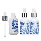 Flacons de parfum – l’aspect classique de la porcelaine bleue et blanche est noble et élégant avec un charme oriental, ce qui les rend très adaptés pour offrir en cadeau ou pour la décoration. flacons de liquides cosmétiques