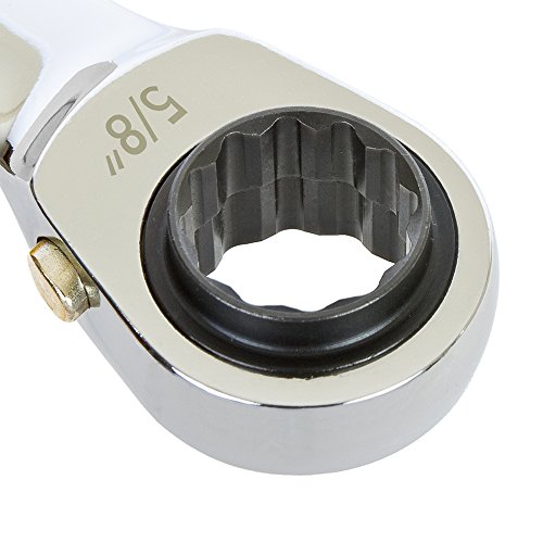 Rauckman Utility Products Bugwrench, 4-In-1 Double Ended Reverse Ratcheting Box Wrench - 1/2"& 9/16" X 5/8"& 3/4" - Heavy Duty Forged Combination Lineman Wrench #TOP2