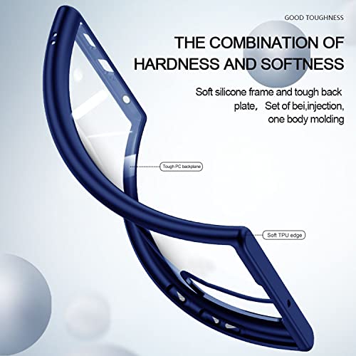 Image of Pikkme Samsung Galaxy M12 / A12 / F12 Back Cover |Electroplated Chrome Ring | Full Camera Protection | Raised Edges | Super Soft Side TPU | Bumper Case for Samsung Galaxy M12 / A12 / F12 (Blue)