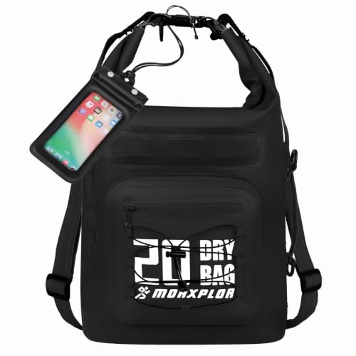Image of MORXPLOR Dry Bag Waterproof,5L /10L /20L /30L /40L /55L Roll Top Dry Bag Backpack with WaterProof Phone Case for Swim,Kayak
