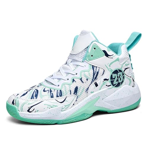 Image of Men's Basketball Shoes Fashion Printed Sneakers