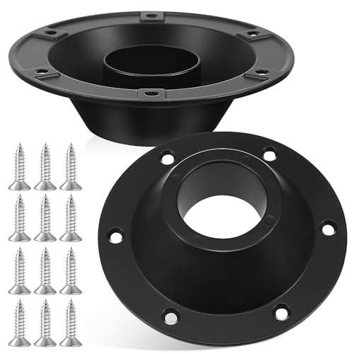 Gatuida RV Table Leg Base Mount Black Metal Camper Recreational Vehicle Boat Fixed Part Detachable Stand Holder Support Floor Bracket Secure Fit Space Saver Top Pick 17.00 cm Width Pro Gear Tool Kit