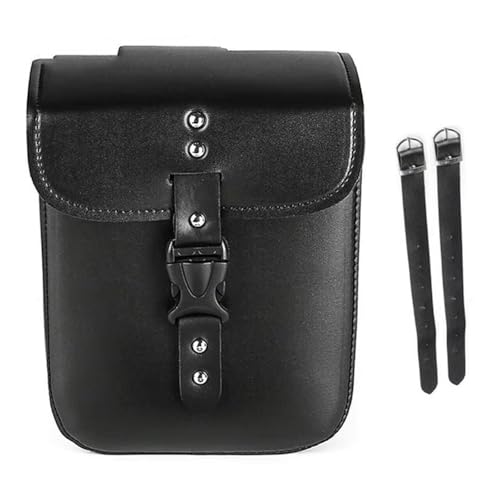 Sacs selle moto cuir PU noir et durable pour custom Sportster XL1200
