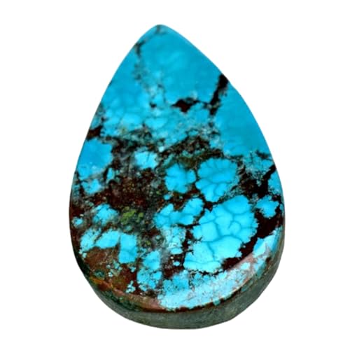 Turquoise naturelle poire cabochon gemme vrac pour bague collier pendentif DIY