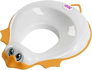 OKBABY Ducka - Rolig toalettränings sits med halkfria kanter - för småbarn - Vit