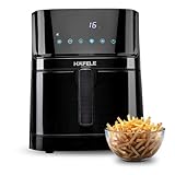 Hafele NOIL 6.3L Digital Air Fryer with 360&deg; Rapid Air Circulation Technology &amp; Touch Panel, Uses 90% Less Oil, 8 Preset Menus, Non-Stick Basket with 6.3 L Capacity,1700W, (Black) Amazon Deal