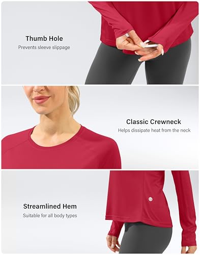 Image of UPF 50+ Sun Shirt for Women Long Sleeve Quick Dry UV Protection Hiking Top