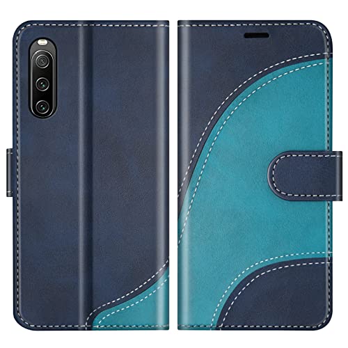 BoxTii Coque pour Sony Xperia 10 IV, Portefeuille Etui en Cuir PU, Magnétique Protection Housse...
