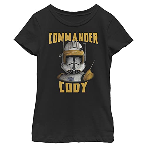 T-shirt Star Wars fille Cody noir taille XS idéal pour le collège et les loisirs