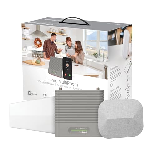 weBoost Home MultiRoom - Cell Phone Signal Booster | Boosts 4G LTE & 5G up to 5,000 sq ft for all U.S. Carriers - Verizon, AT&T, T-Mobile & more | Made in the U.S. | FCC Approved (model 470144)