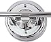 7Pandas Bathroom Vanity Light Fixtures, 2-Light Chrome Wall Sconce Lighting, Modern Wall Lights with Frosted Glass Shade, Porch Wall Lamp for Living Room, Bedroom, Restroom, Hallway
