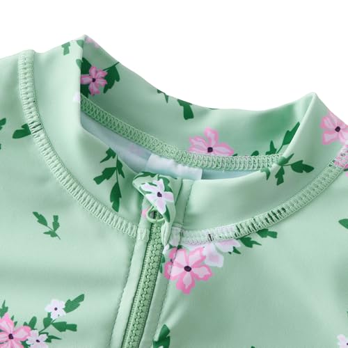Image of Toddler Girls Swimsuit Rash Guard Sets 2-Piece Bathing Suits UPF 50+ Summer Kids Swimwear 2-7T