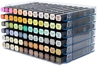Crafter's Companion Ultimate Clear Alcohol Pen Stackable Storay Trays - Box of 6 - Easily Assembled - Perfect Desk Art Storage