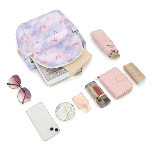 Image of Butterfly Mini Backpack Women Girls, Small Backpack Purse for Adults Teens Kids School Travel