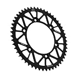 JT Sprockets JTA251.51BLK Black Racelite Anodized Aluminum 7075 T6 Rear Sprocket, Single