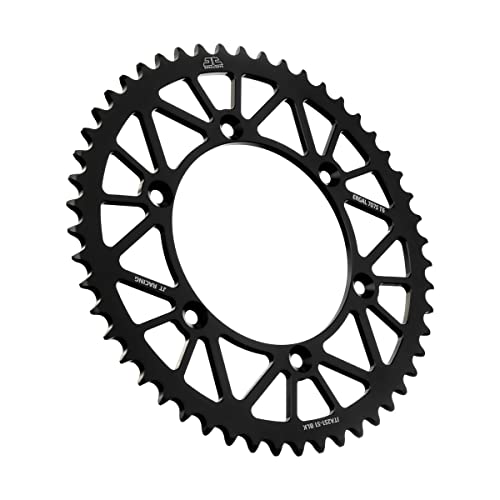 JT Sprockets JTA251.51BLK Black Racelite Anodized Aluminum 7075 T6 Rear Sprocket, Single
