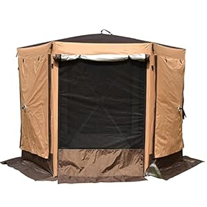 Foern Auvent de Tente de Camping en Plein Air pour Pièce de Maison D’écran, Tente Pop-up Instantanée, Tente de Camping Étanche Ultralégère, Grande Taille