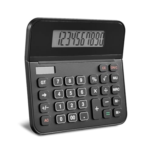 Staples Desktop Calculator - 10-Digit LCD Display, Solar &...