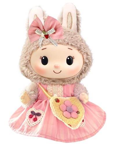 WVSAFV Clothes for Labubu Clothes Set (NO Doll) Fit 38cm Doll Clothes, Premium Outfit with Accessories, Pink Princess Dress