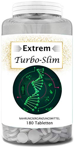 TURBO SLIM Extrem hochdosiert Ftbrnr - Ideal für den Stoffwechsel Keto Fitness vegan (180 Tabletten) Cover