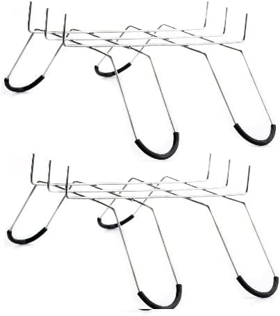 Wire Cemetery Gravestone Flower Saddles - USA Saddle Topper Frames Grave Headstone Memorial Decorations - for Live or Artificial Florals - Set of 2 Individual Saddles by Factory Direct Craft