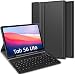 Produktbild ELTD Tastatur Hülle für Samsung Galaxy Tab S6 Lite (Deutsches QWERTZ),Ständer PU Schutzhülle mit magnetisch Abnehmbarer Kabellose Tastatur für Samsung Galaxy Tab S6 Lite 10,4 Zoll 2020 (Schwarz)