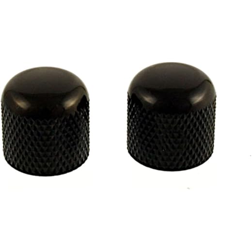 Allparts Black Dome Knobs