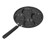 Eierbratenpfanne, Nicht -STIAK -Beschichtungsfrühstück Omelette Pfanne Einfach Reinigung Raffinierter Eisen Griff Mehrzweck für Herd (Stil 1)