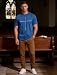 Christian Shirts for Men Jesus Faith Shirts Vintage Religious Cross T-Shirt Bible Verse Inspirational Tee Tops Blue