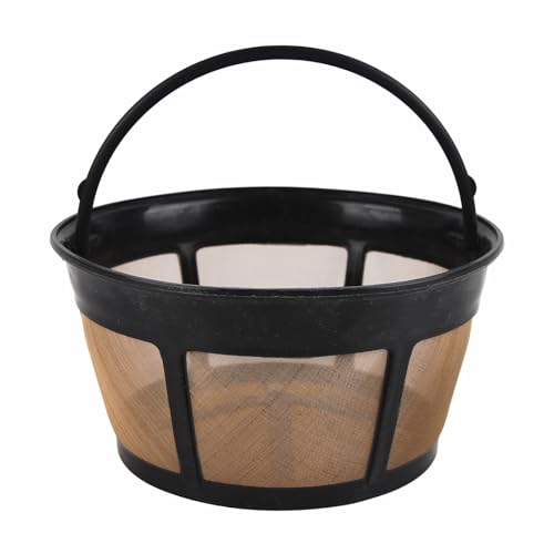 Panier porte-filtre à café, filtre à café, 119 mm, filtre à café en acier inoxydable, réutilisable, sans papier, pour la maison et le bureau